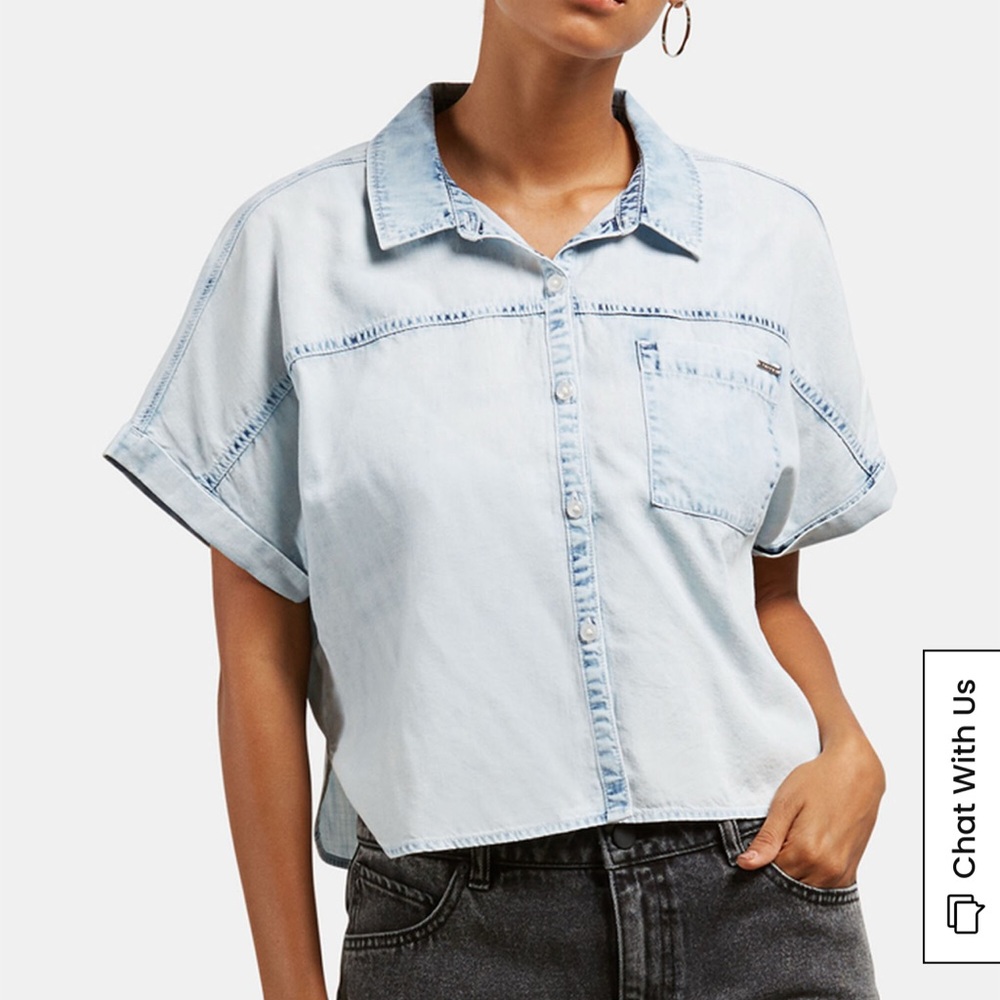 Volcom Sunday Strut Short Sleeve Button Down Shirt